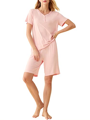 Image of Latuza Women's Viscose Bermuda Shorts Pajama Set