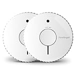 FireAngel Optical Smoke Alarm 2-Pack - FA6615-R 10-Year Smoke Alarms for Home with 5-Year Batteries - Smoke Detector Fire Alarm - ST-625 Replacement