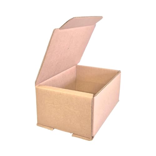 25 Cajas de Cartón Corrugado, 16 x 12 x 8 cm, (largo x ancho x alto)...