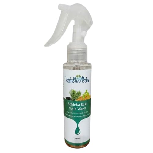 romika kesh veda water hair spray, 100 ml (pack of 1) | scalp therapy, natural herbs, daily use, trigger spray bottle, ayurvedic formula
