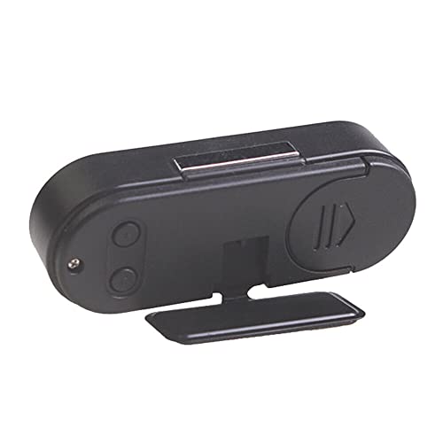 Ziyan Auto Mini Uhr Thermometer 2in1 LED Leuchtend Digitalanzeige Digitaluhr Fahrzeug Armaturenbrett Uhr für PKW Auto LKW KFZ