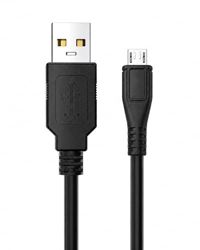 PS4 コントローラー ケーブル 充電ケーブル Micro USB ケーブル USB-A to Micro B データ転送対応 速度480Mbps 高耐久 断線しにくい 柔軟PVC PS4/PC/Android対応 (1, 100, センチメートル)（Amazon）