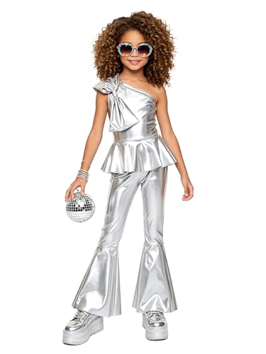 Combinaison disco hippie filles déguisement Halloween costume cosplay Noël