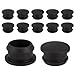 12PC Large Rubber Grommets, 3/4 Inch Rubber Grommet for 19mm Drill Holes, Heavy Duty Grommets for Wiring, Automotive Firewall Cable Hole Plugs, Electrical Gasket, Black