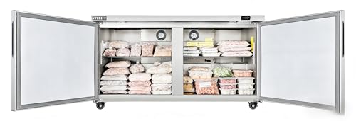 Image of 60 inch W Commercial Undercounter Freezer, 17 Cu.ft, 2 Doors