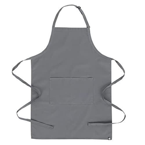 Chef Works Unisex Butcher Kitchen Aprons, Gray, 34-Inch Length By 24-Inch Width Us #TOP7