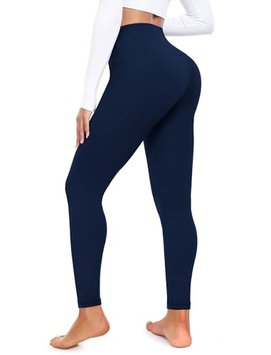 Image of CTHH High Waist Yoga Pants with Pockets for Women Tummy Control Yoga Leggings 4 Way Stretch Workout Pants