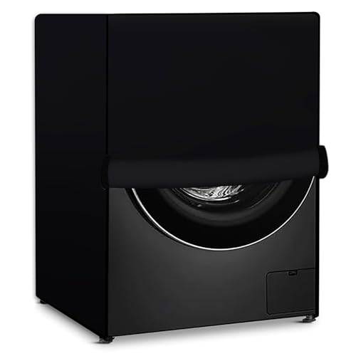 Image of Stylista Washing Machine Cover Compatible for IFB 6.5 Kg Fully-Automatic Front Loading Elena ZX Black Solid