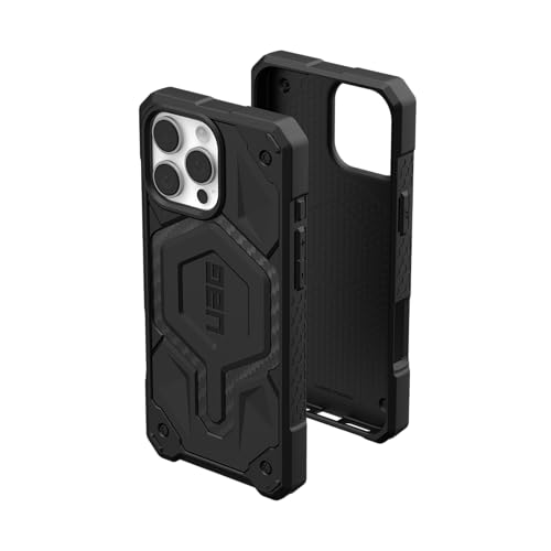 URBAN ARMOR GEAR UAG Designed for iPhone 16 Pro Max Case 6.9' Monarch Pro - Compatible with MagSafe Charging Rugged Heavy Duty Shockproof Anti-Slip Military Grade Protective Cover, Carbon Fiber