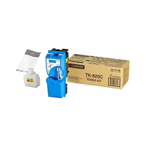 Toner cyan Kyocera FS-C 8100 DN TK-820 C pour rapports professionnels