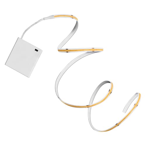 LEDVANCE FLEX Striscia luminosa a LED con batteria, tecnologia COB per una distribuzione omogenea della luce, 3,3 W, 150 lm, lunghezza 2 m, flessibile e pieghevole, per applicazioni in interni