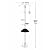 Backyard Expressions Heavy Duty Bird Feeding Station Kit w/Squirrel Baffle - 90" Bird Feeder Pole with 5 Prong Base, Suet Feeder, Mesh Feeding Tray, 4 Feeder Hooks, Water Dish - Black w/Gold Fleck