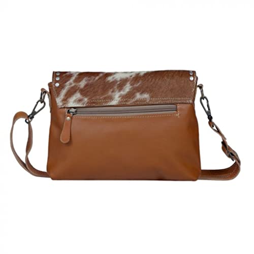 Myra Bag Blossom Etched Leather & Hairon Bag S-33803