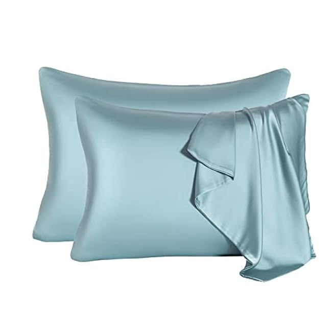 Mulberry Silk Pillowcase for Hair and Skin,Toddler Size Kids Silk Pillow Case with Hidden Zipper,Allergen Proof Dual Sides Soft Breathable Smooth Silk Pillow Cover(Toddler,White)