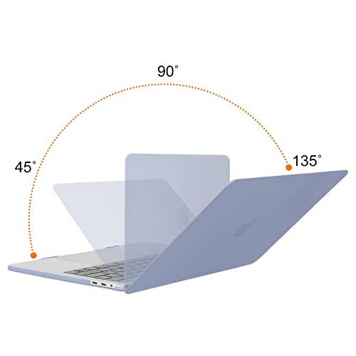 Image of MOSISO Compatible with MacBook Pro 13 inch Case M2 2025, 2024, 2023, 2022-2016 A2338 M1 A2251 A2289 A2159 A1989 A1708 A1706, Plastic Hard Shell&Keyboard Cover&Screen Film&Storage Bag, Lavender Gray