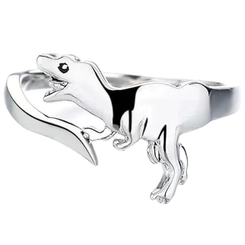 Bague dinosaure ajustable, le bijou toy mignon pour sublimer vos looks décontractés