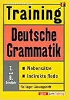 Training, Deutsche Grammatik, Nebensätze, Indirekte Rede, 7./8. Schuljahr 3129220984 Book Cover