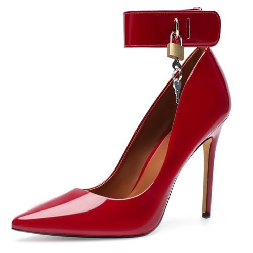 Image of Unisex High Heels for Men and Women 4.7 Inch Stiletto Heels | Pointed Toe Pumps Sexy Dress Party Shoes