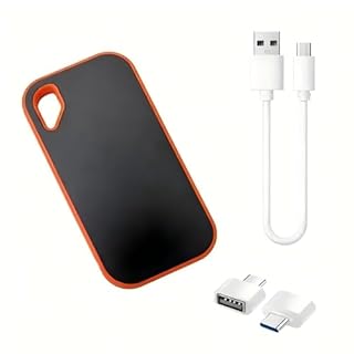 Gwybkq Disque Dur Externe 2To,2.5 Pouces USB 3.1, Portable étanche et Anti-Choc pour PC, Mac, TV, MacBook, Ordinateur Portable, Bureau, Windows