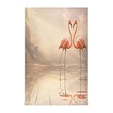 Kigai Pink Flamingos Kitchen Towels 18x28 inch Ultra Soft Absorbent Quick Drying Kitchen Dish Towels