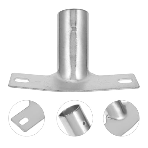 Mango de escoba de hierro VALICLUD con adaptador de extensión plata para postes de pintura y aseo 5