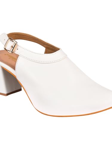 Image of SilverArrow Style Fancy Trending and Comfort Block Heel Sandal Mule Bellies Sandal for Womens and Girls Black