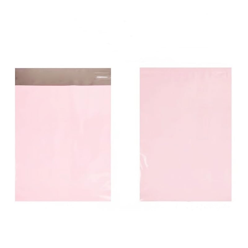 Sacs d'expédition de courrier en Poly Rose, enveloppes étanches, Sacs Transport Postal Auto-scellants, Sac Express 50 pièces