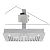 Awoco Super Quiet Split Insert Stainless Steel Range Hood, 4-Speed, 800 CFM, LED Lights, Baffle Filters with 6” Blower (30"W 6" Vent)