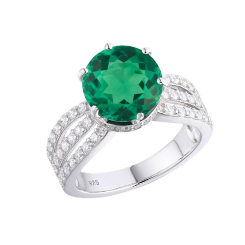 Bagues ensemble micro pavé femme plaqué platine fiançailles mariage alliance anneau taille I-Z