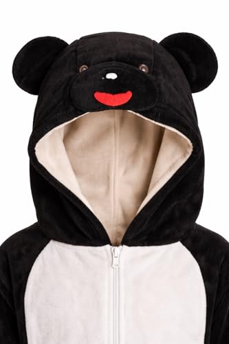 Image of Raj Costume Animal Fancy Dress Costume for Boys & Girls | Hooded Full Body Wildlife Zoo Animal Jumpsuit | Soft Costume for School Function, Fancy Dress, Halloween, Birthday, Cosplay & Role Play