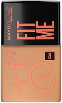 Maybelline New York Fit Me Fresh Liquid Tint With SPF 50 & Vitamin C, Shade 08, Natural Coverage Skin Tint For Daily Use, 30ml