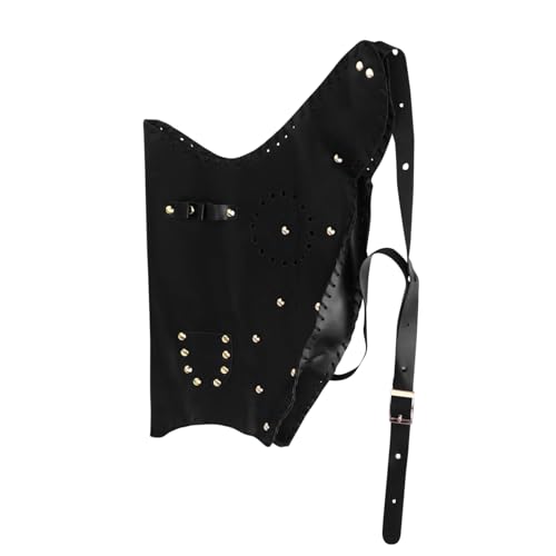 BRIGHTFUFU 1Pc Traditional Bow Leather Arrow Holder with Snap Button Design for Outdoor and Bow Bag for Target Shooting and Outdoor Activities