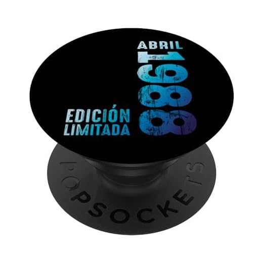 Edición limitada Abril 1988 Retro 1988 Vintage 1988 PopSockets PopGrip Intercambiable