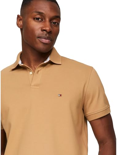 Image of Tommy Hilfiger Men's Short Sleeve Cotton Pique Polo Shirt in Regular Fit 2024 Collection