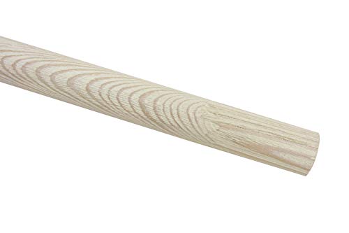 Gardinia Barra de Cortina diámetro, Castell, 160 cm, Madera, Roble Castel, Ø 25 mm