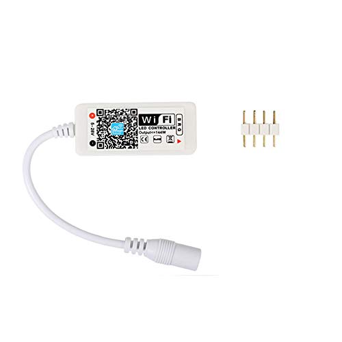 Controlador WiFi LED para tira de luz LED RGB/RGBW regulable Cover