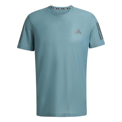 adidas Herren Own The Run Tee, Preloved Teal, M