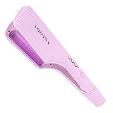 VODANA Professional Triple Flow Ceramic Hair Waver, Easy Beach Wave, Embedded, Light Double Barrel...