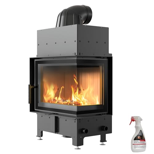 KRATKI Kamin aus Stahl 8 kw Floki S fi 160 Kamineinsatz BImSchV Stufe 2 EEK A...