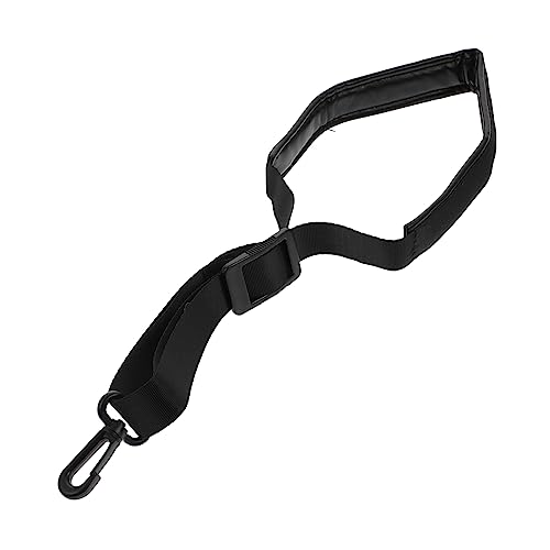 GOOHOCHY Comfortable Saxophone Neck Strap Soft Saxophone Shoulder Belt Aluminum Hook for Tenor Sax