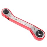 Llave de trinquete para refrigeración: ya sea que esté realizando un mantenimiento de rutina o haciendo reparaciones, esta herramienta de mantenimiento de equipos de almacenamiento en frío es la opción para el trabajo, llave de trinquete para válvula de aire acondicionado