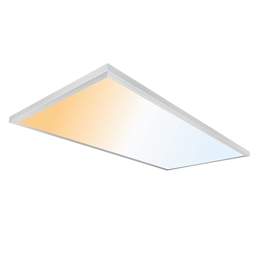 Image of UltraLux 2x4 Surface Mount Slim LED Panel Dimmable 3CCT Matte White 1Pk