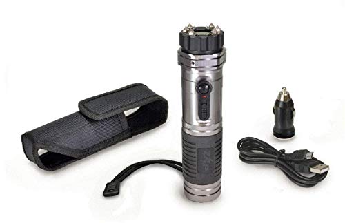Light Rechargeable Stun Gun With Flashlight - 1 Million Volts For Self Defense #TOP1