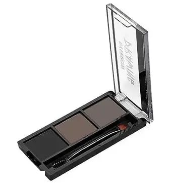 TJI Eyebrow Powder Kit with Applicator Brush | Waterproof & Smudge-Proof | Long-Lasting, Natural Finish | Rich Pigment for Defined, Shaped Brows - 2 Shade-image-19