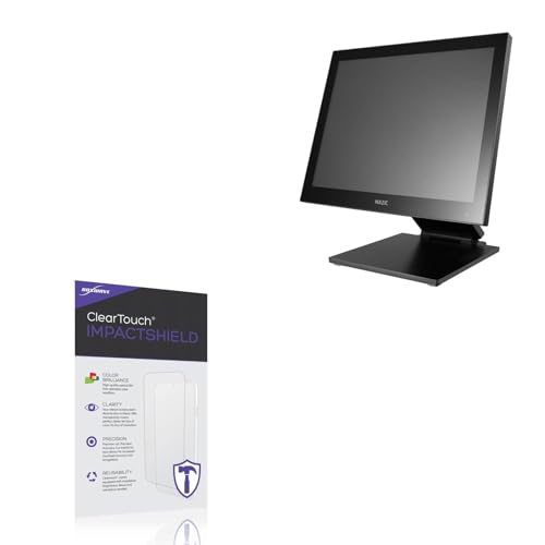 BoxWave Screen Protector Compatible With POSBANK MAZIC PRIME 1500 - ClearTouch ImpactShield (2-Pack), Impenetrable Screen Protector Flexible Film