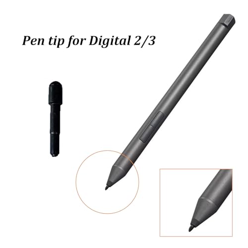 Image of Digital Pen 2 Replacement Nibs for Lenovo Tablet Stylus - Compatible With Lenovo Digital Pen 2, Black
