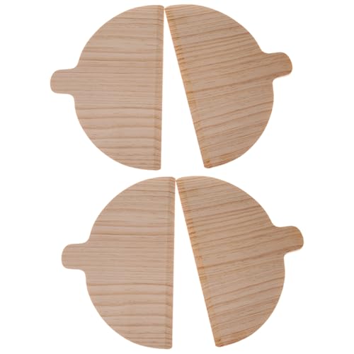 Tablas para pizza de madera con diseño semicircular elegante: accesorios selectos de cocina 7