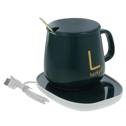 FELTECHELECTR Thermostatic Coaster 55? Cup Warmer Milk Heater Electric Cup Warmer for Home Office