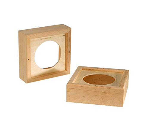 Preisvergleich Produktbild Unbekannt Infraworld Holzrahmen für Sauna-Lautsprecher