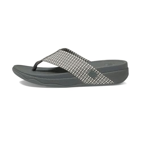 Image of FitFlop Women's Surfa Multi-Tone Webbing Toe-Post Sandals
